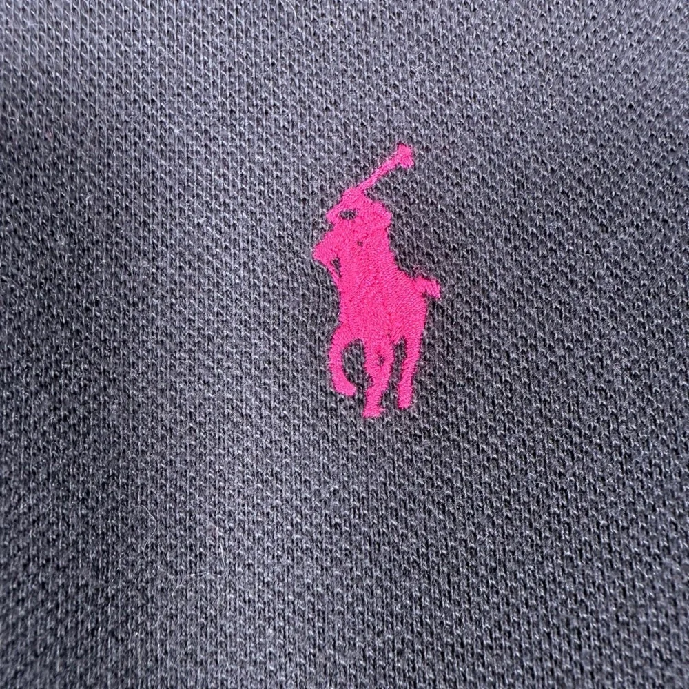 Polo by Ralph Lauren Classic Fit Polo Shirt Mens L Black Pink‎ Pony Logo